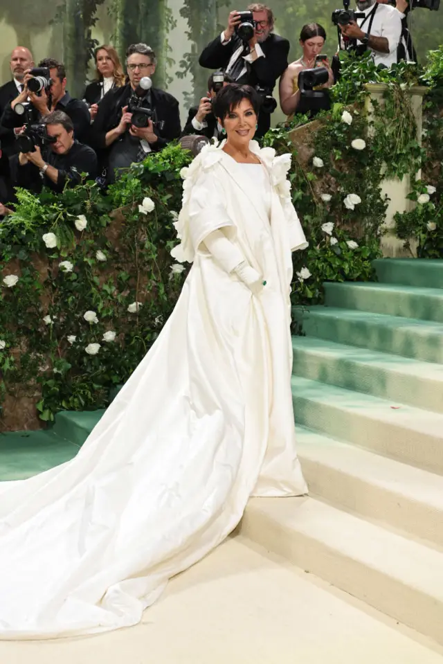 Kris Jenner attends The 2024 Met Gala Celebrating "Sleeping Beauties: Reawakening Fashion" at The Metropolitan Museum of Art on May 06, 2024 in New York City