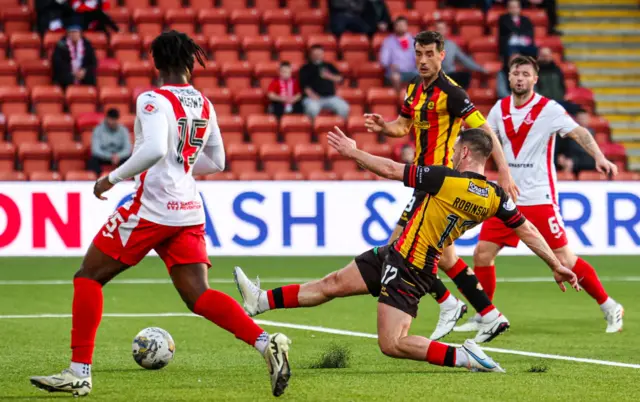 HT: Airdrieonians 1-2 Partick Thistle