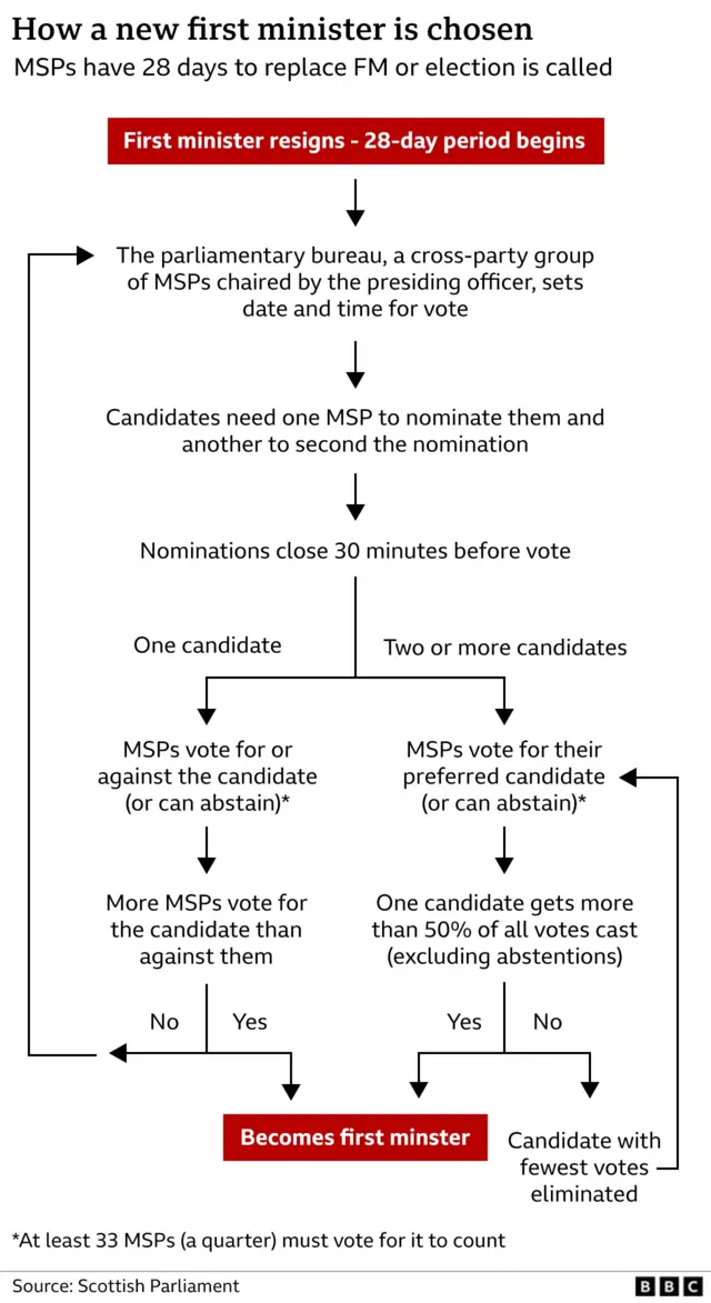 How Scotland's next first minister will be chosen