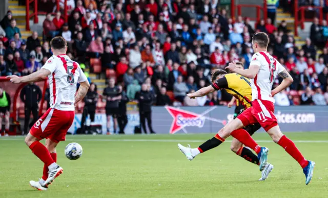 Airdrieonians 1-1 Partick Thistle