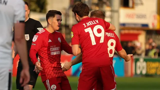 Crawley celebrate