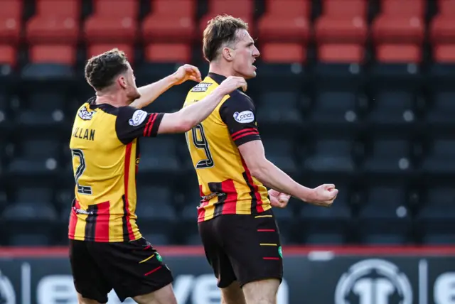 Airdrieonians 1-2 Partick Thistle