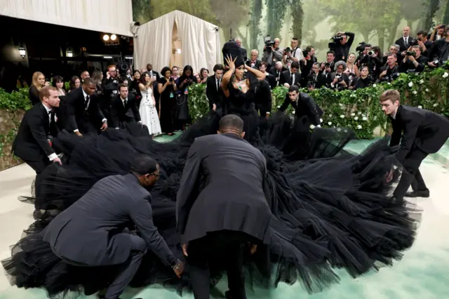 Cardi B attends The 2024 Met Gala Celebrating "Sleeping Beauties: Reawakening Fashion" at The Metropolitan Museum of Art on May 06, 2024 in New York City