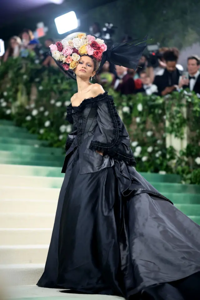 Zendaya attends The 2024 Met Gala Celebrating "Sleeping Beauties: Reawakening Fashion" at The Metropolitan Museum of Art on May 06, 2024 in New York City