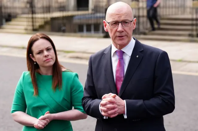 Kate Forbes and John Swinney