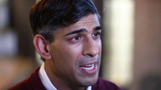 Rishi Sunak speaking