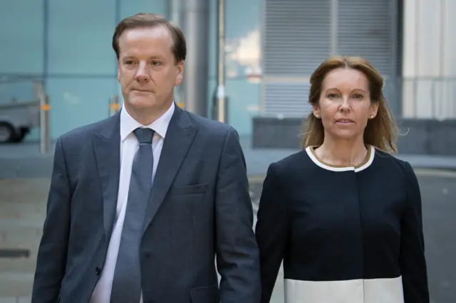 Natalie Elphicke pictured with her former husband Charlie Elphicke