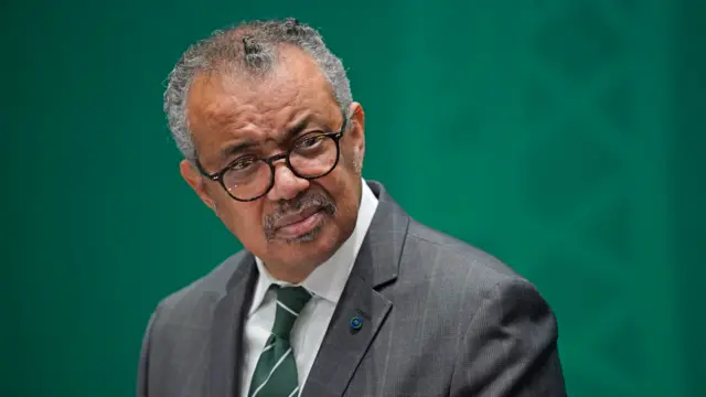 Tedros Adhanom Ghebreyesus, the director general of the World Health Organisation, in December 2023