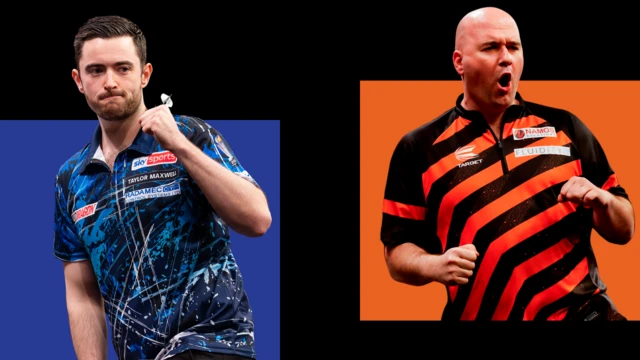 Luke Humphries and Rob Cross graphic