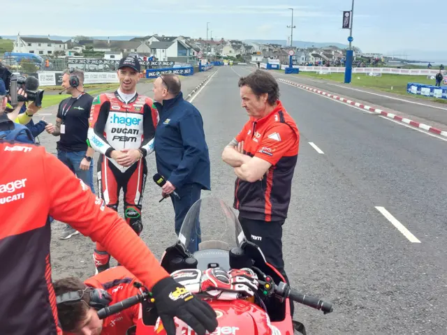 Glenn Irwin on the grid