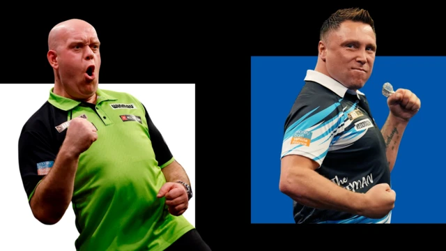 Michael van Gerwen and Gerwyn Price graphic