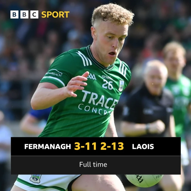 Full time in Pearse Park