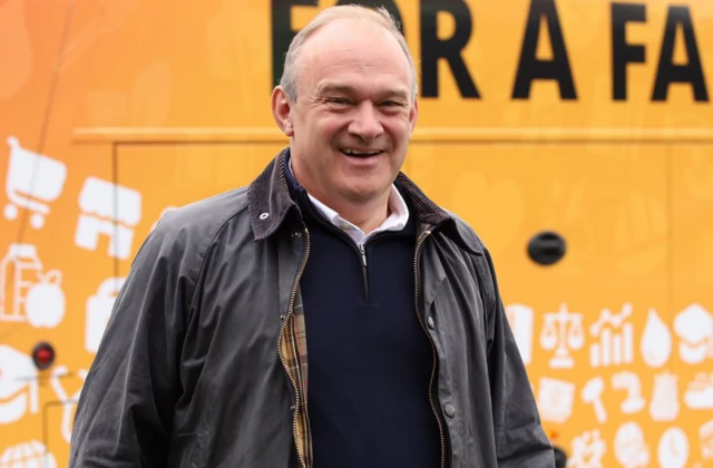 Sir Ed Davey during the 2024 general election campaign