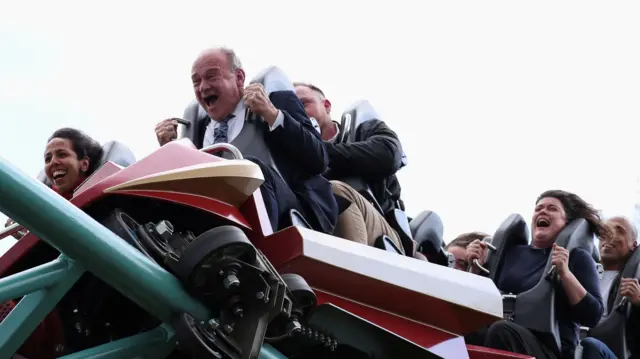 Ed Davey clings on to rollercoaster