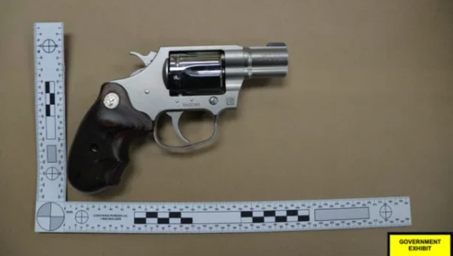 An image of the gun shown in court during Hunter Biden's trial