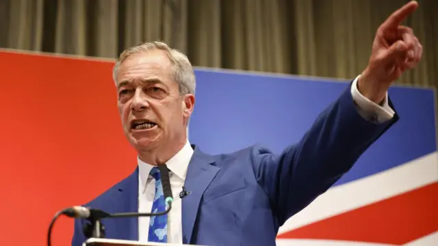 Reform Party leader Nigel Farage