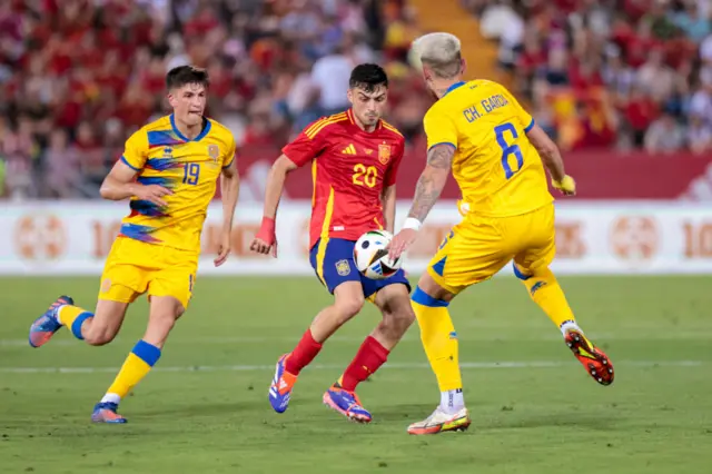 Pedri in action against Andorra