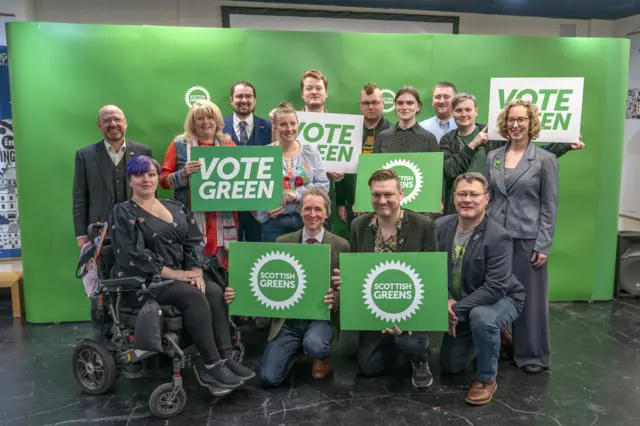 Scottish Green Party co-leaders Patrick Harvie (left) and Lorna Slater (right)