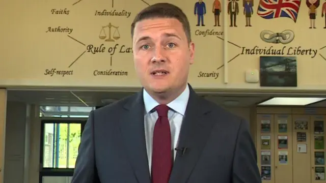 Wes Streeting speaking to BBC Breakfast