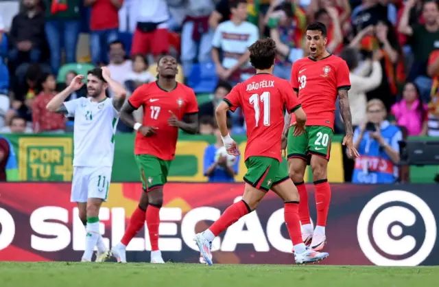 Joao Felix celebrates