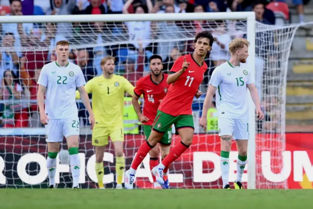 Joao Felix celebrates