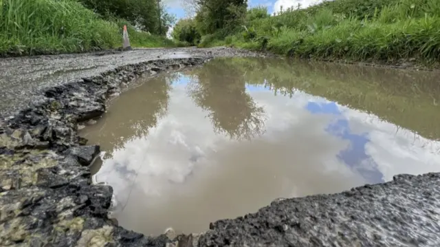 Pothole in Salisbury