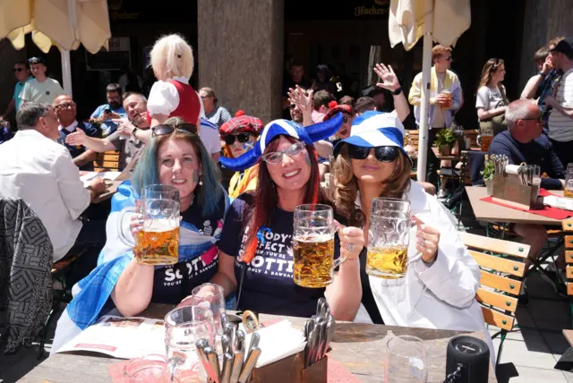 Scotland fans in Munich