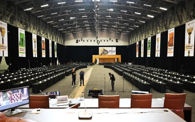 A view of the conference centre