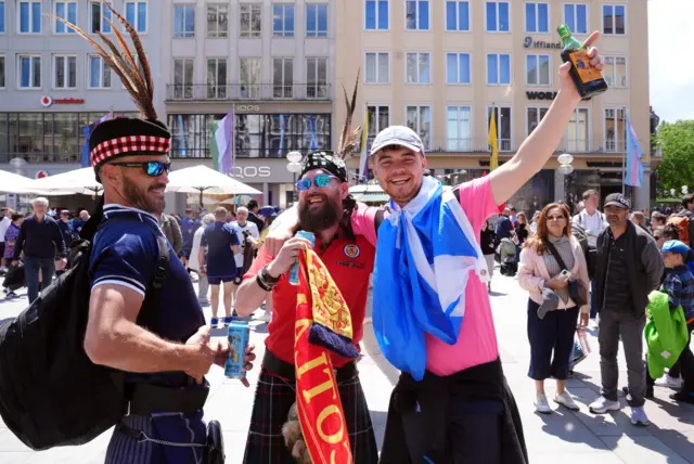 Scotland fans in Munich