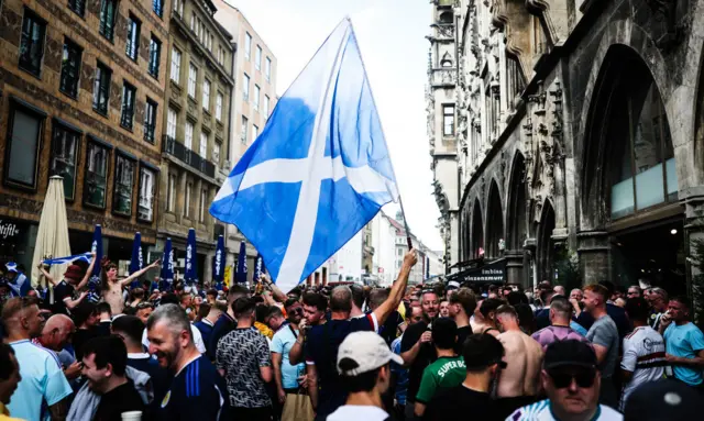 Scotland supporters in Munich