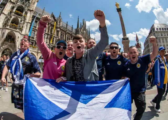 Scotland fans in Munich