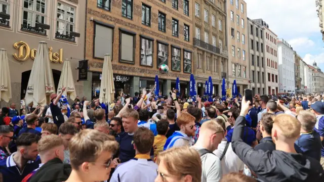 Scotland fans in Germany