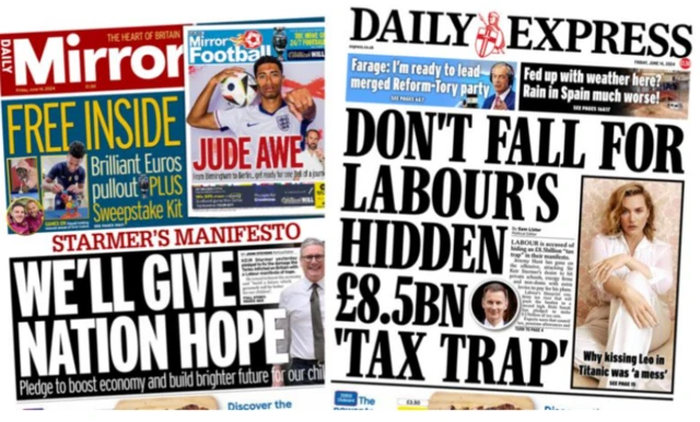 Newspapers headlines