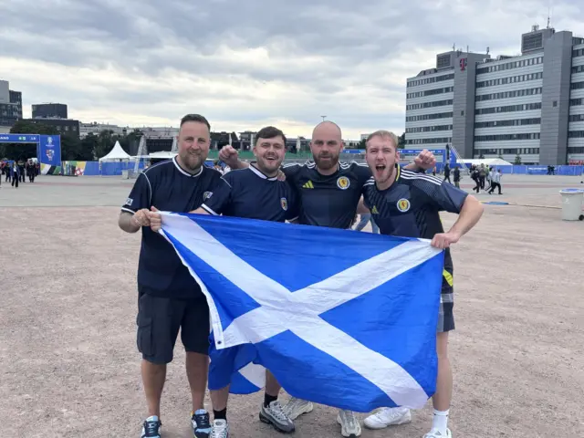 Scotland fans in Hamburg