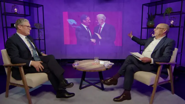 Starmer and Nick Robinson sit down for an interview ahead of 4 July