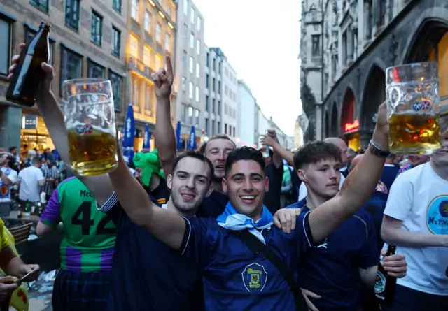 Scotland fans in Munich