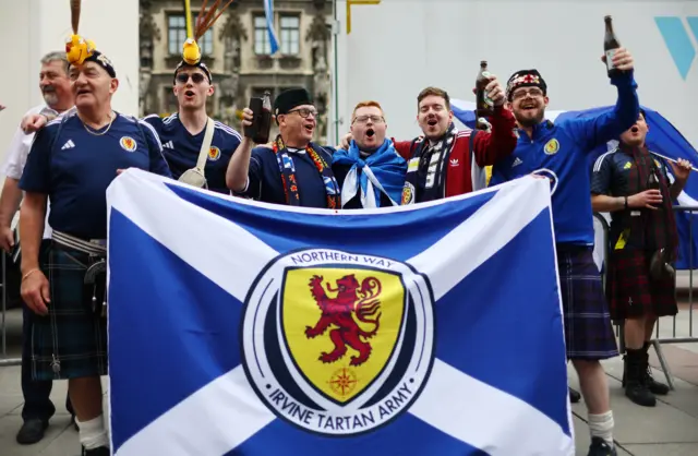 Scotland fans in Munich