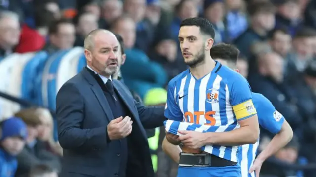 Steve Clarke and Gary Dicker back in their Killie days