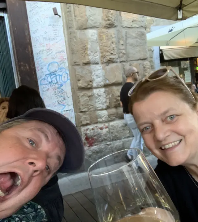 Fans sit in a bar in Italy for the scotland game