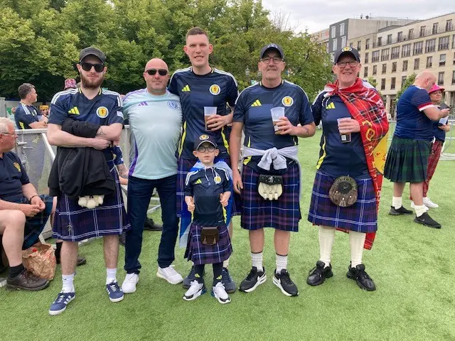 Scotland fans in Berlin