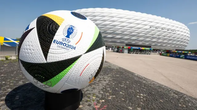 Germany and Scotland play at the Allianz Arena, Munich