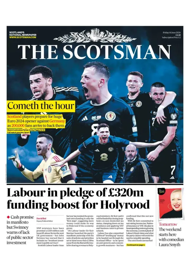 The Scotsman front page