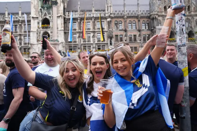 Scotland fans in Munich