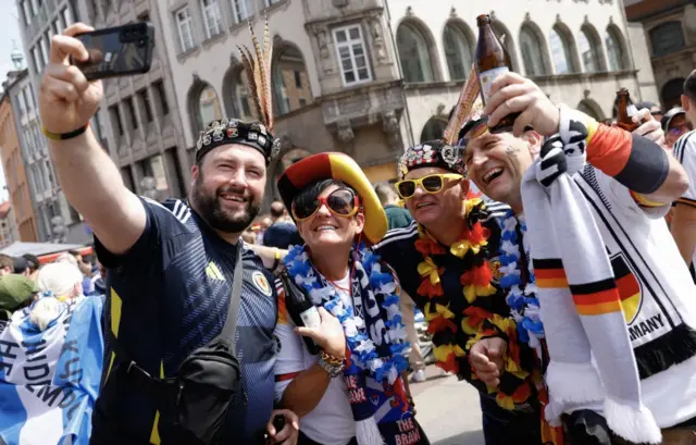 Scotland and Germany fans