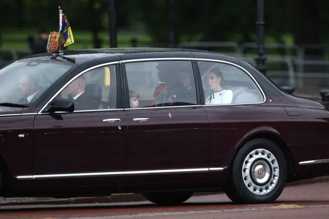 Kate in car