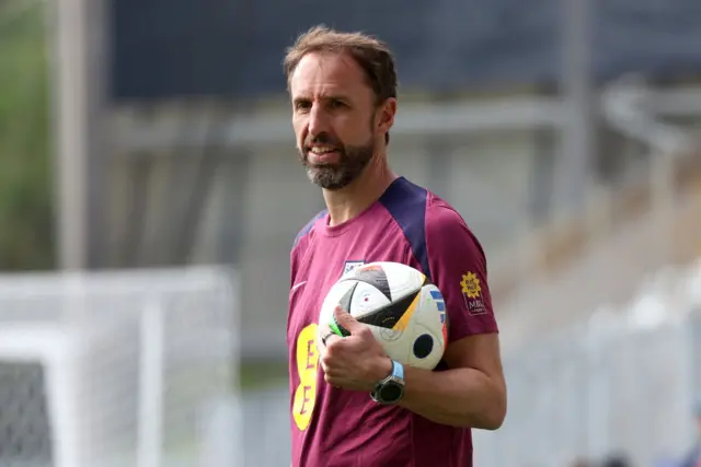 Gareth Southgate England training