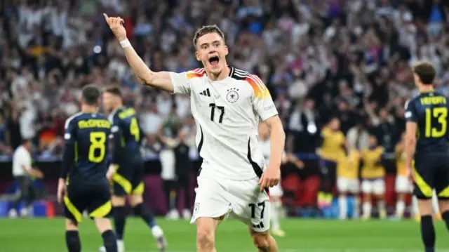 Germany's Florian Wirtz celebrates