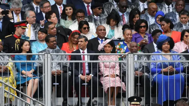 Sunak attends the Trooping the Colour parade