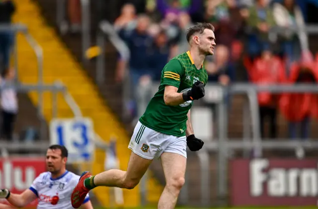 Cathal Hickey celebrates