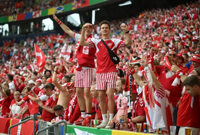 Denmark fans